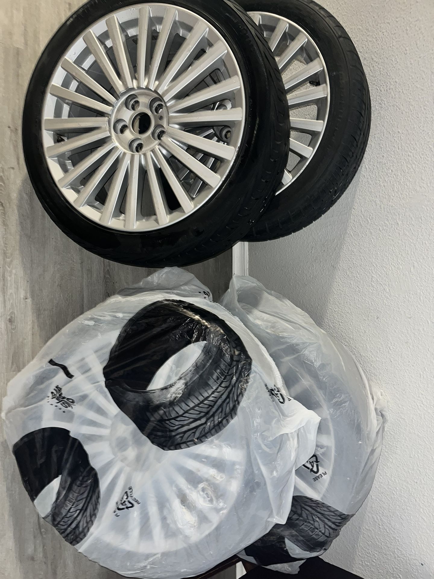 5x108 ,245x40r19 98w 17 Lincoln Mkz Wheels And Tires Full Set