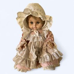 VINTAGE 15" HORSMAN BABY DOLL - ROOTED HAIR, SEPARATED FINGERS & TOES!