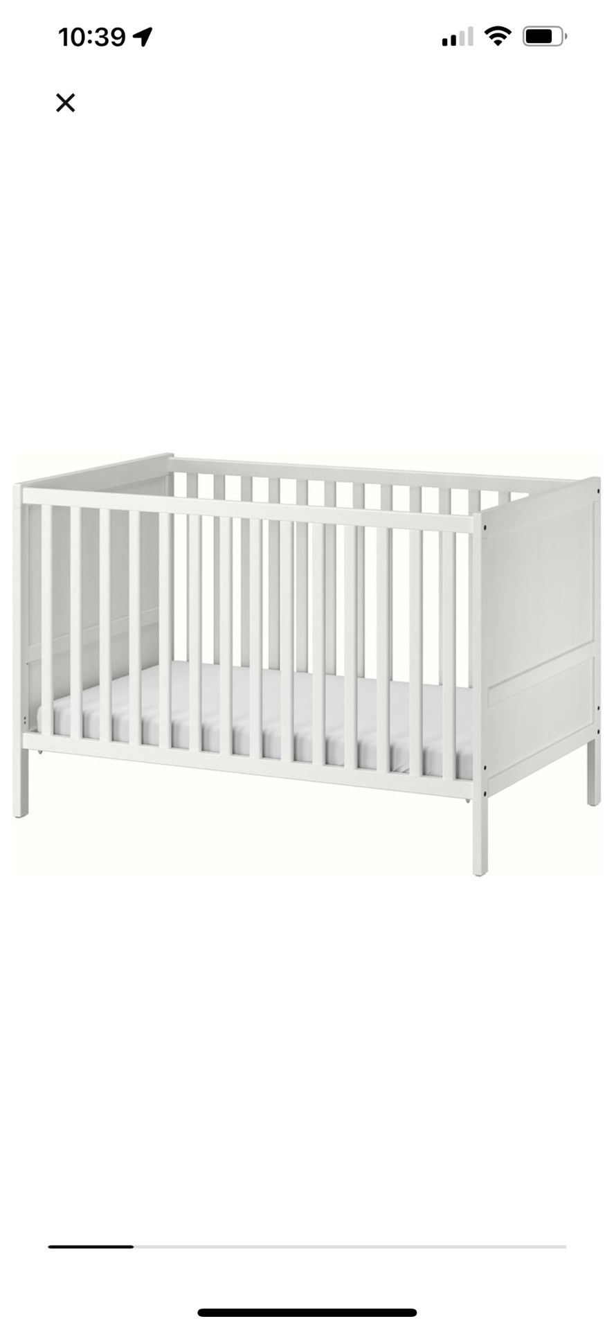 SUNDVIK    IKEA Crib 