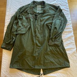 USGI Vintage M65 Extreme Cold Weather OG Fishtail Parka Jacket Liner XS Green