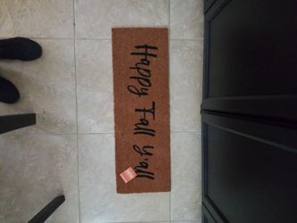 Happy Fall Y'all Door Mat