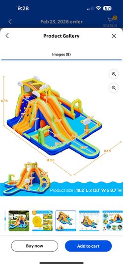New water slide