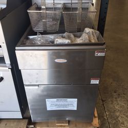 EASYROSE Commercial LPG Gas Deep Fryer