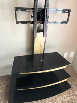 Whalen 3-in-1 TV Stand with an integrated swivel mount