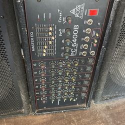 Ross Systems 6 Channel 400 Watt RMS Powered Mixer with EQ/REVERB  PC6400B