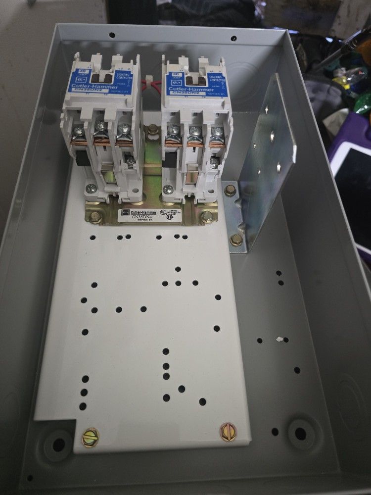 Eaton Cutler-Hammer lighting contactor panel