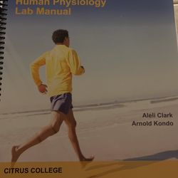 Bio 201 Human Physiology Lab Manual Citrus College