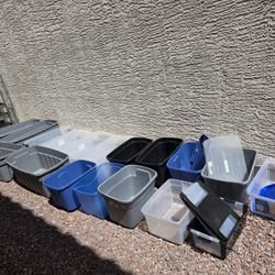 Storage containers.