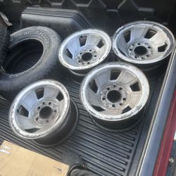 One F150 Rims  And Tires 