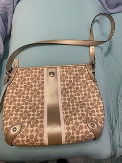 Coach Heritage Stripe Chelsea Hobo Shoulder Bag
