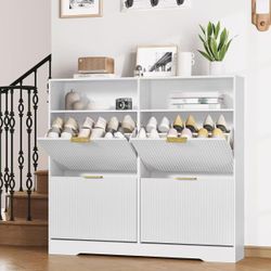 4 Door Shoe Cabinet