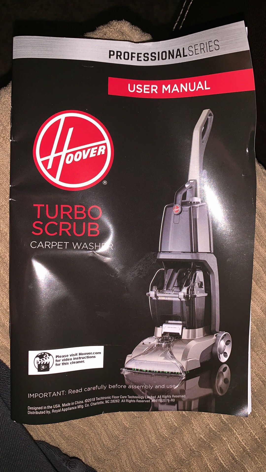Hoover turbo scrub