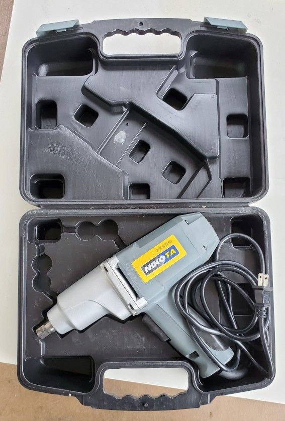 Nikota 1/2" Impact Wrench + Deep Socket Reach Fasteners (Metric)