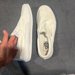Womens Size 8 White Vans