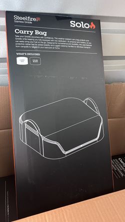 Solo steelfire 22" stainless steel griddle with carry case ($70 value included)