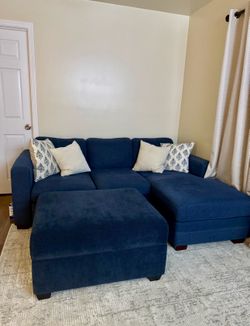 sofa with ottoman with storage