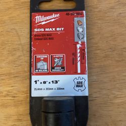 Milwaukee SDS MAX Drill Bit 1” X 13” 