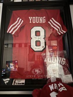Signed Steve Young Jersey