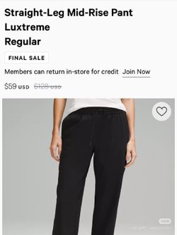 Lululemon super comfortable Luxtreme pants