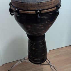 Djembe Drum With Stand