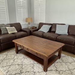 Arizona Leather Couch And Leather Sofa And Loveseat
