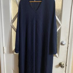 Abaya size extra large, navy blue