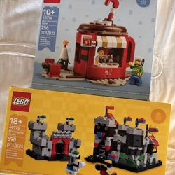LEGO 40775 Mini Knight’s Castle & 40776 Hot Chocolate Stand