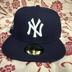 New Era Yankees navy 2024 World Series Side Patch 59FIFTY fitted Hat Size 6 7/8
