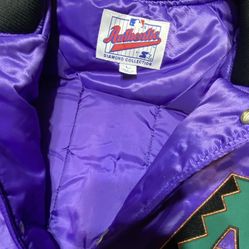 Vintage 90S Authentic Starter Brand, Diamond Collection, Satin Bomber Style Jacket