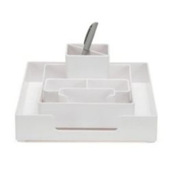 UPLIFT DESK White Desk Organizer