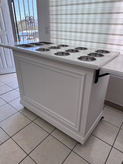 Custom built coffee carts, snack bar, event bar