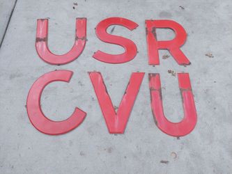 PORCELAIN LETTERS