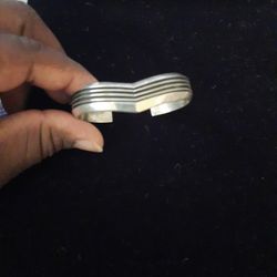Sterling Silver Cuff Bracelet By Tom Hawk