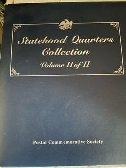 Statehood quarters & stamps book