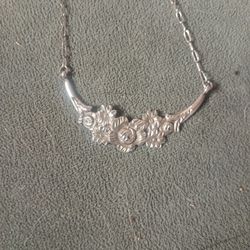 Sterling Silver Necklace Very Pretty