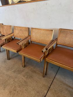 Wooden Dining Chairs WITH Armrest