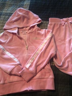 Juicy Couture Girls 2 Pieces Jogger Set