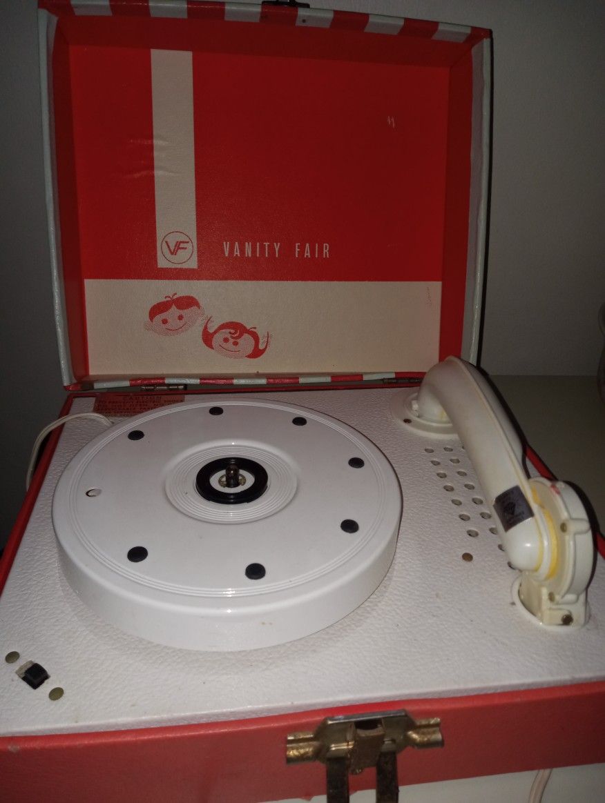 Vintage Vanity Fair Record Player