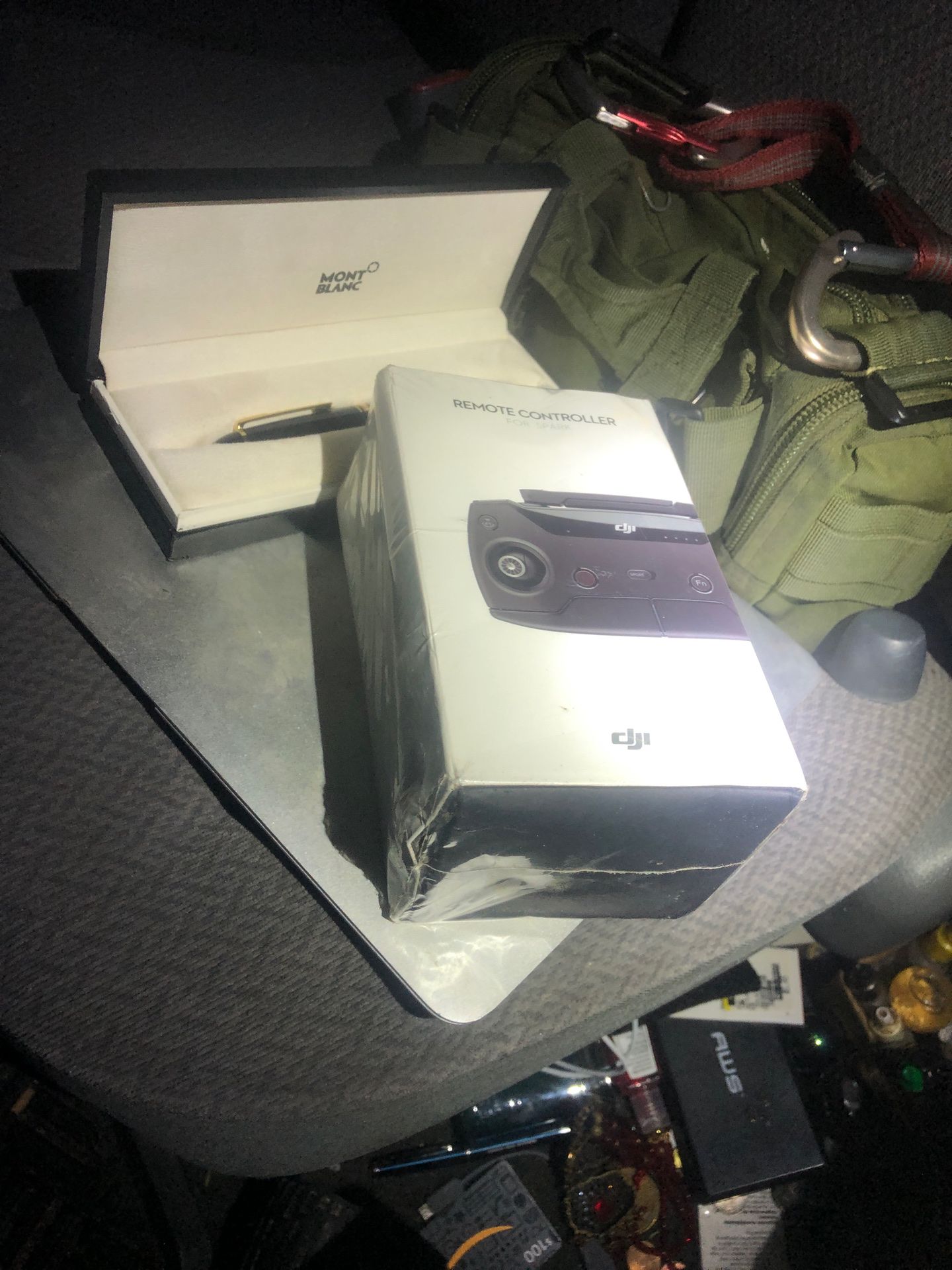 Dji spark remote new in box, box is a bit beat up so selling as used but sealed it is