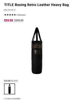Title Boxing Premium Boxing Leather Bag