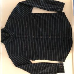 Men’s Long Sleeve Worker Shirt — Size Large