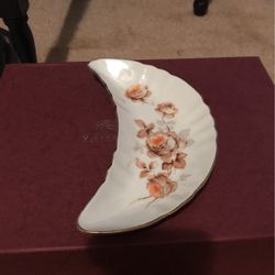 Pretty! Vintage Bavaria Germany Dish With Flowers 