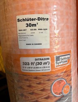 Schluter Ditra 323 ft