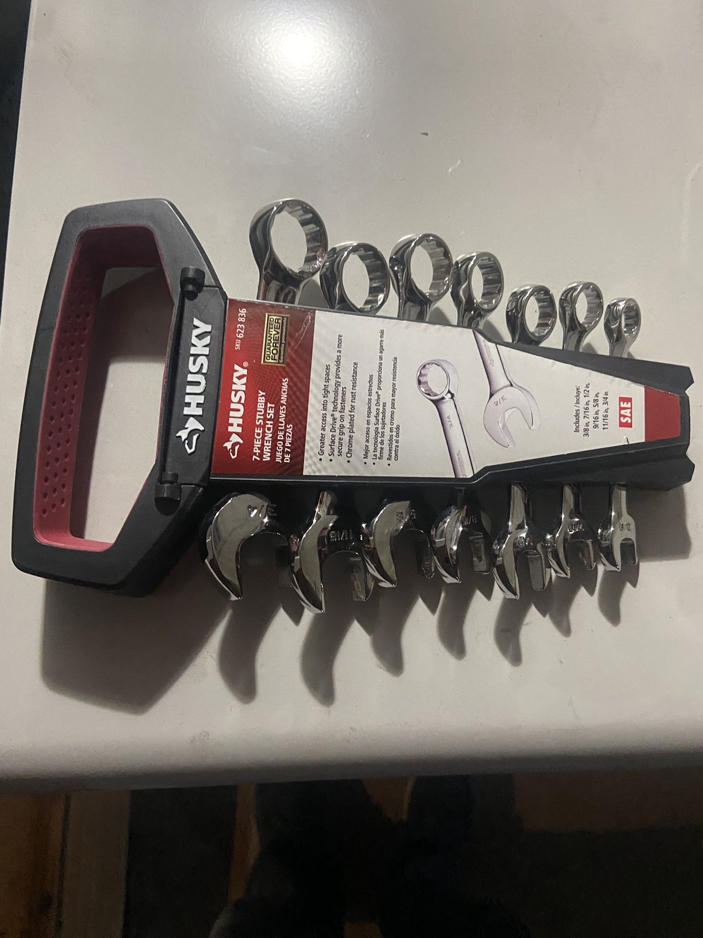 Husky 7 Piece Stubby Wrench Test New