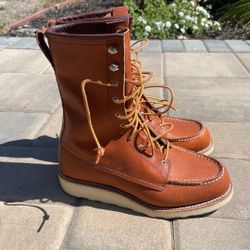 Red Wing 8-Inch Tall Leather Moc Boots Style 3427