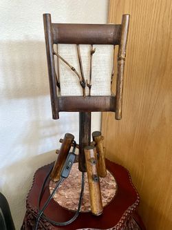 Wood Table Lamp
