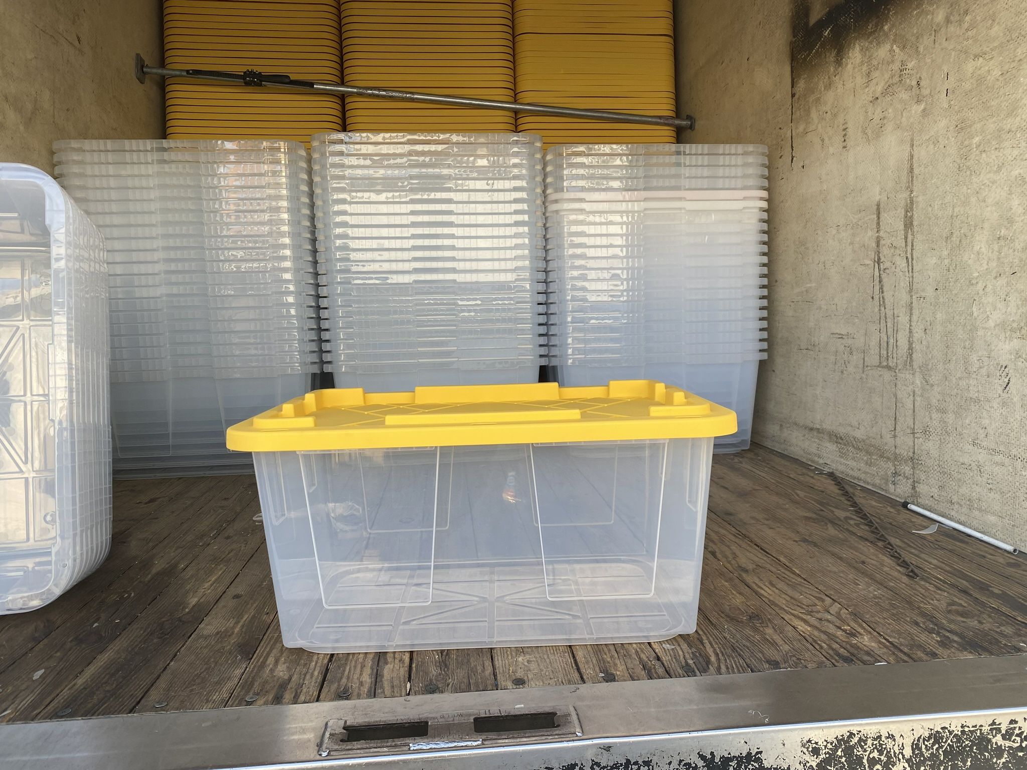 27 Gallons Storage Bins Available
