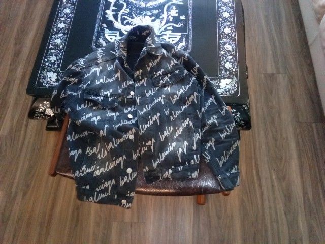 Balenciaga Black Denim Jacket
