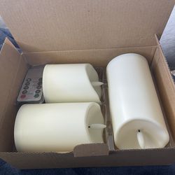 Flameless Candles Brand New In Box 