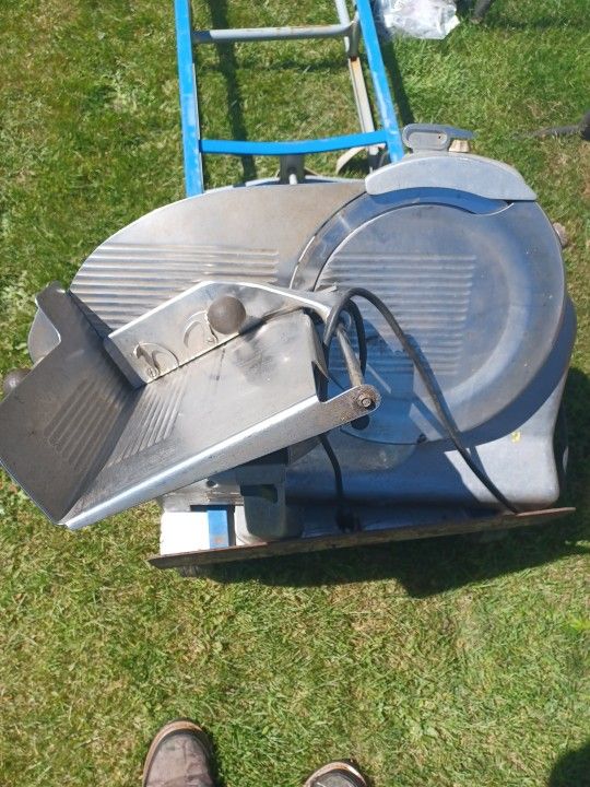 Berkel commercial meat slicer